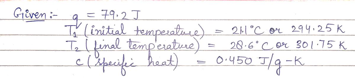 Chemistry homework question answer, step 1, image 1